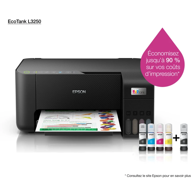 Imprimante EPSON EcoTank L3250 A4 3 en 1 WiFi - C11CJ67408