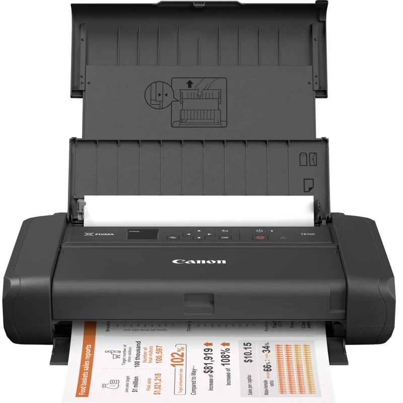 Imprimante Canon Jet d'encre Portable Pixma TR150 Avec Batterie (4167C027AC)
