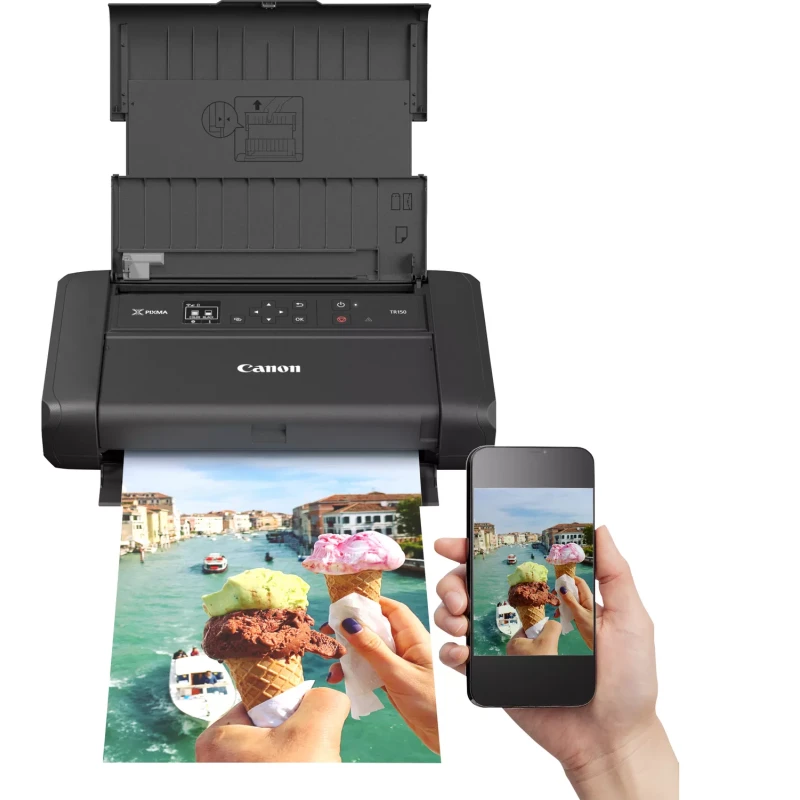 Imprimante Canon Jet d'encre Portable Pixma TR150 Avec Batterie (4167C027AC)