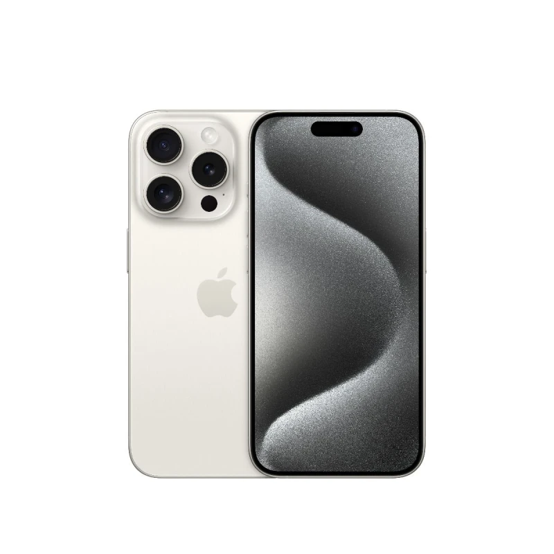 iPhone 15 Pro 256GB Blanc Titane (MTV43ZD/A) - Prix maroc