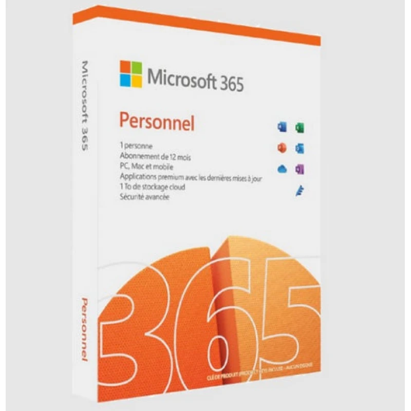 Logiciel Microsoft MS365 Personnel Français – 1 an / 1 PC (EP2-32437) - Prix bas Maroc