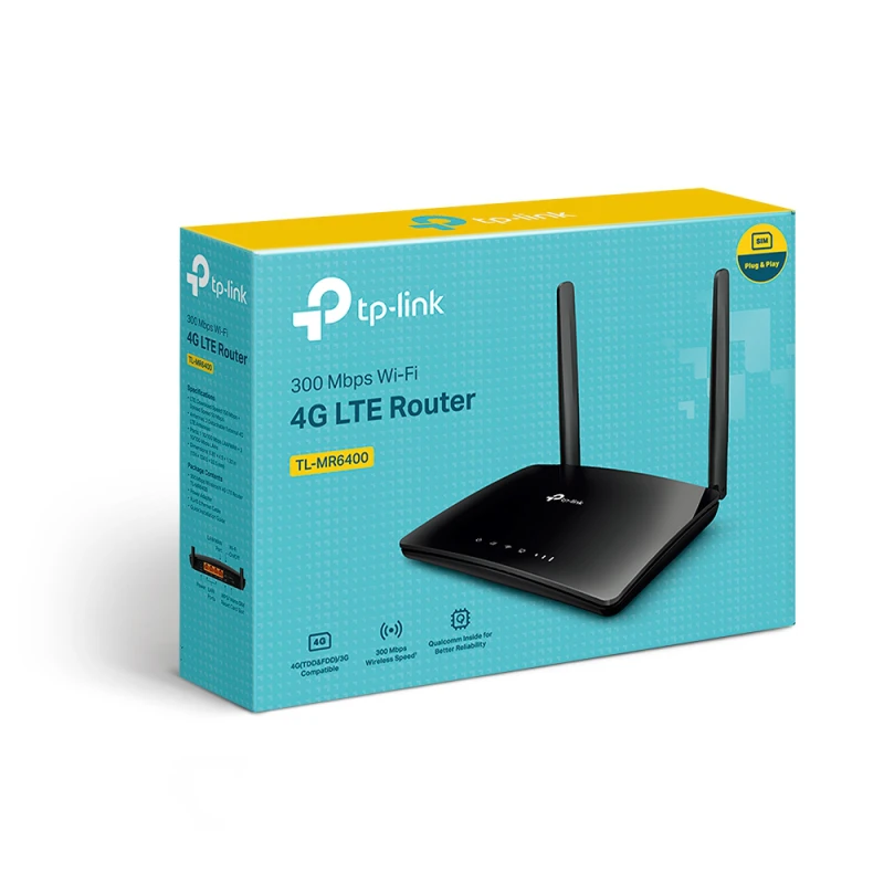 Modem/Routeur Tp-link 4G LTE WiFi N 300 MbpsBbuild-in (TL-MR6400)