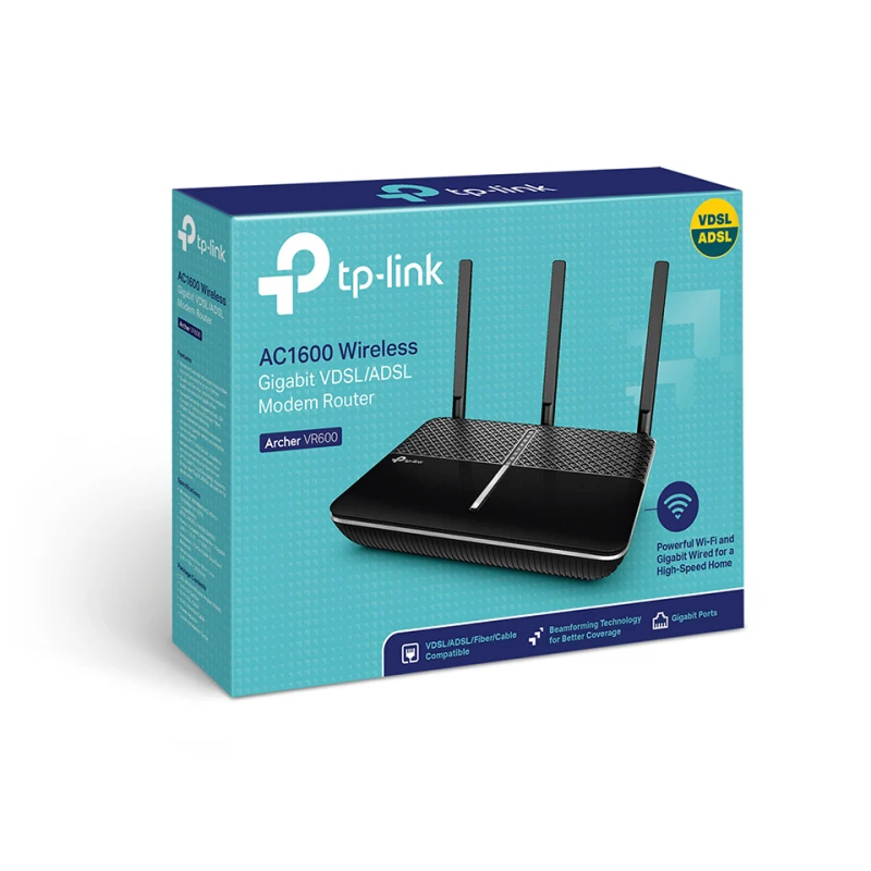 Modem/Routeur Tp-link WiFi AC1600 Gigabit VDSL/ADSL (ARCHER VR600)