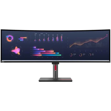 Moniteur Lenovo ThinkVision P49w-20 49 pouces 5K DQHD Curved IPS Black Eyesafe (63DBRAT1EU) - Prix bas Maroc