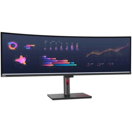 Moniteur Lenovo ThinkVision P49w-20 49 pouces 5K DQHD Curved IPS Black Eyesafe (63DBRAT1EU) - Prix bas Maroc