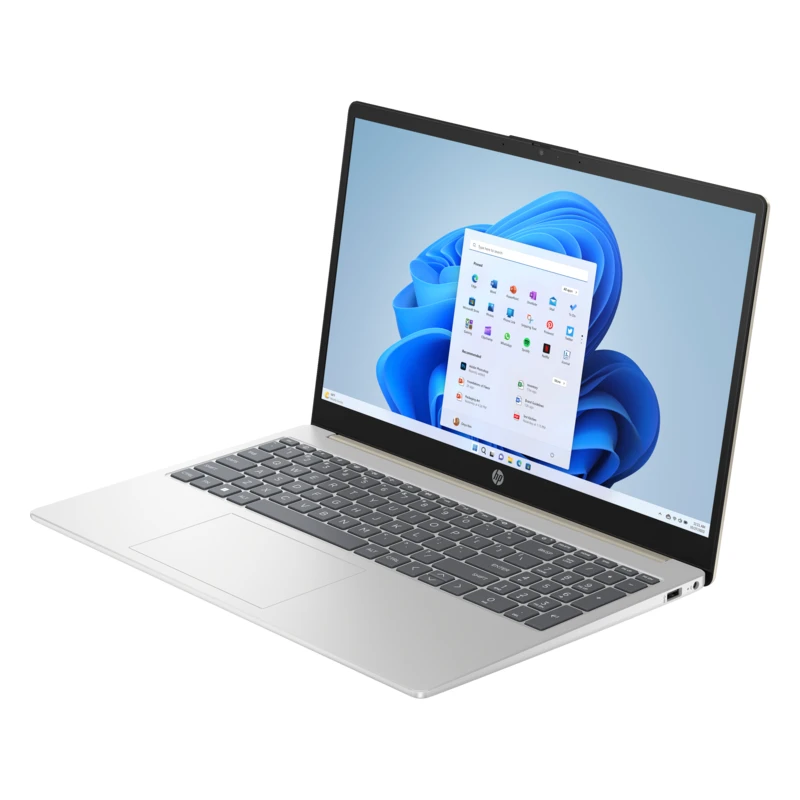 Ordinateur portable Hp 15-fd0028nk N100 4GB 256SSD W11H GOLD (886L3EA) - Linksolutions.ma