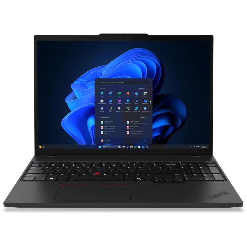 Ordinateur portable Lenovo ThinkPad T16 16&Prime; Ultra 7-255U 16Go 512Go SSD Windows 11 Pro Noir (21QE0010FE) - Prix bas Maroc