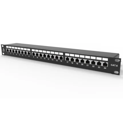 Panneau de brassage 24 ports RJ45 – Réseau Cat6 haute performance (P24P) - Prix Maroc