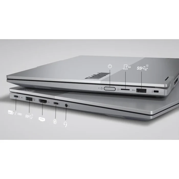 PC Portable Lenovo ThinkBook 14 2-en-1 IAU 14&Prime; Ultra7-255U 16Go 512Go SSD Noir + Stylet (21SQ001STP) - Prix Maroc