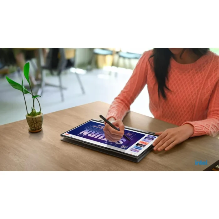 PC Portable Lenovo ThinkBook 14 2-en-1 IAU 14&Prime; Ultra7-255U 16Go 512Go SSD Noir + Stylet (21SQ001STP) - Prix Maroc