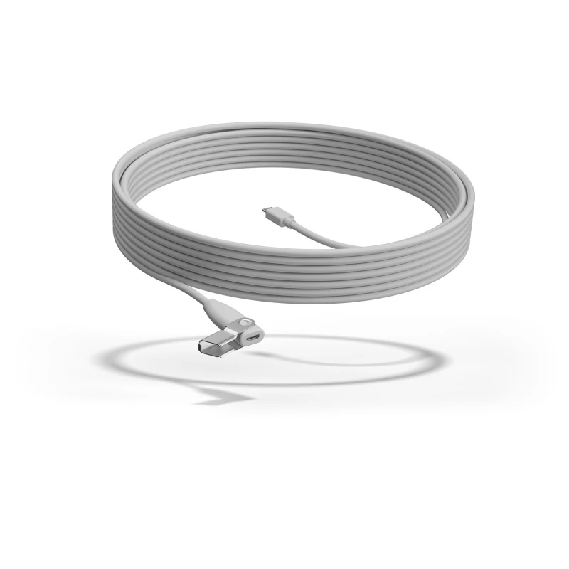 Rallonge Logitech pour module de micro Rally - Pod Extension Câble Blanc 10M - 952-000047