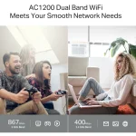 Routeur TP-Link Wi-Fi Archer C64 AC1200 Dual Band 400 Mbps (ARCHERC64) - Prix Maroc