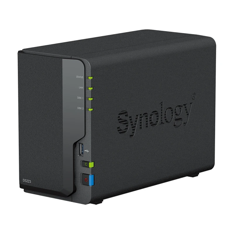 Serveur NAS Synology DiskStation® 2Bay Realtek RTD1619B 4cores (DS223)