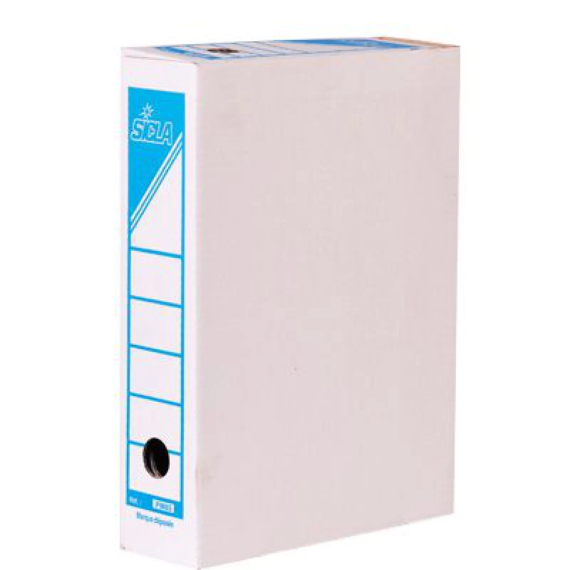 Sicla 11-2-BT.AR.OND.85 Lot De 25 Boites D'archives 33 X 25 Cm Dos 85 Mm ( Petit Format PM )