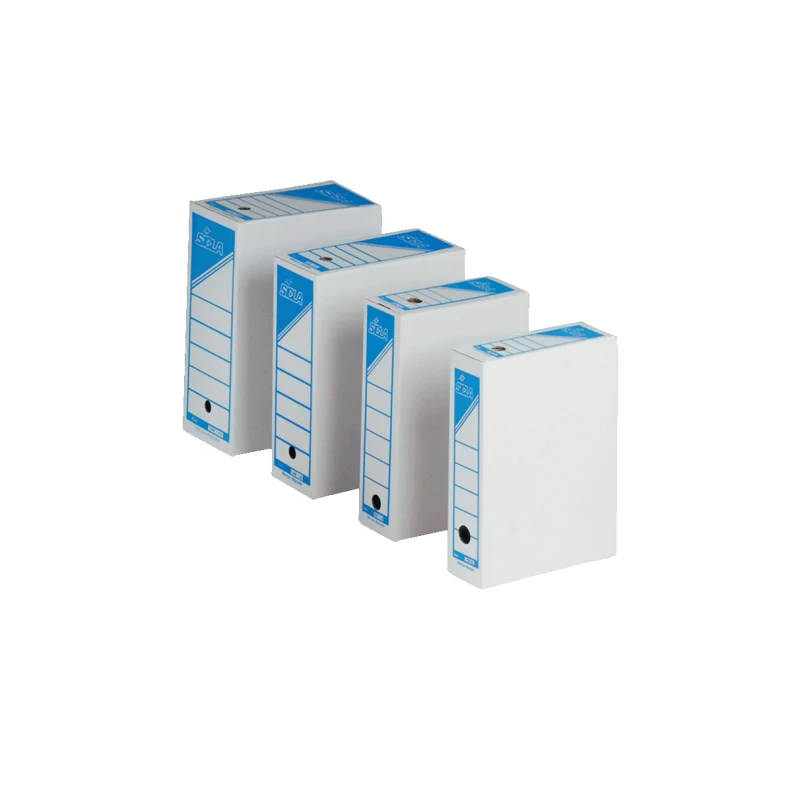 Sicla 11-2-BT.AR.OND.85 Lot De 25 Boites D'archives 33 X 25 Cm Dos 85 Mm ( Petit Format PM )