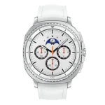 Smart Watch Samsung 8 Classic 46mm Bluetooth – Montre connectée Blanc (SM-L500NZWAMWD) - Prix bas Maroc