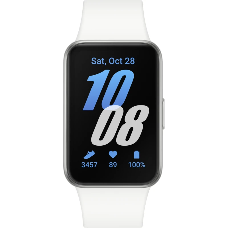 Smart Watch Samsung connectée Galaxy Fit3 – Blanc (40.0mm) (SM-R390NZSAMEA)