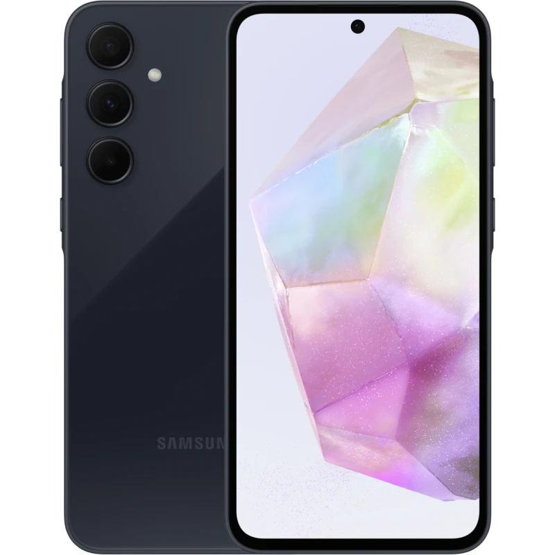 Smartphone Samsung A35 Awesome Navy 6.6&Prime; Octa Core 8Go 256Go Android 5G DS 13Mpx 50Mpx 8Mpx 5Mpx – SM-A356EZKVMWD