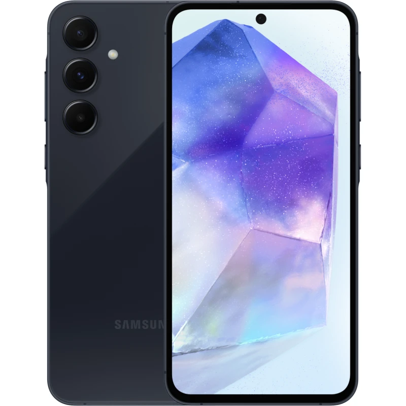 Smartphone Samsung A55 Awesome Navy 6.6 » OctaCore 8Go 128Go Android 5G DS 32Mpx 50Mpx 12Mpx 5Mpx – SM-A556EZKVMWD