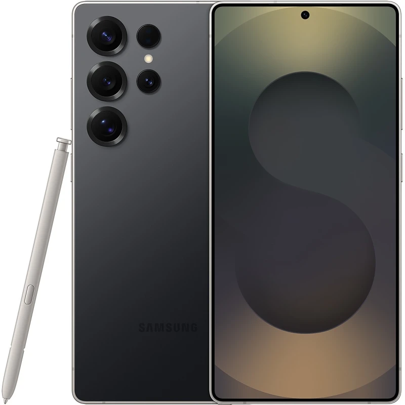 Smartphone Samsung S25 Ultra Titanium Black 6.9&Prime; Snapdragon 8 12Go 256Go Android 5G 12Mpx 200Mpx 50Mpx 50Mpx 10Mpx – SM-S938BZKIMWD