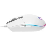 Souris Logitech Gaming G102 LIGHTSYNC RGB USB blanche (910-005824) - Prix Maroc