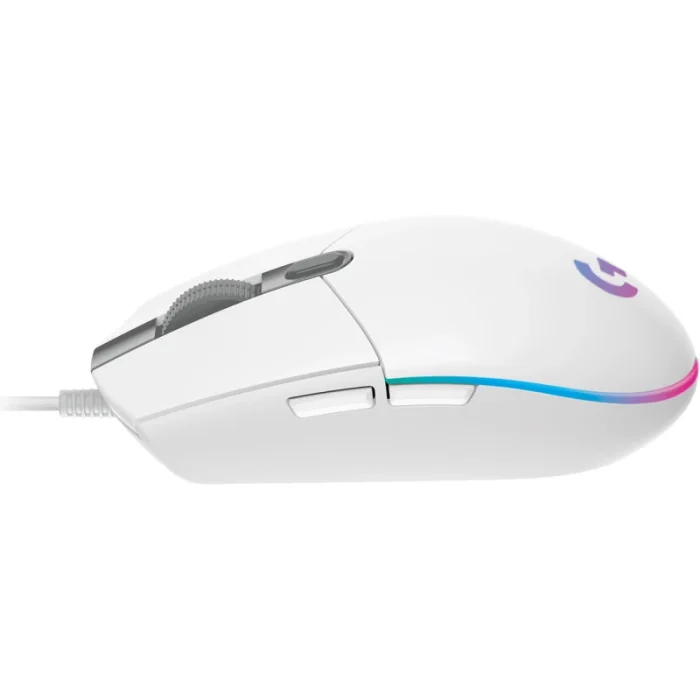 Souris Logitech Gaming G102 LIGHTSYNC RGB USB blanche (910-005824) - Prix Maroc