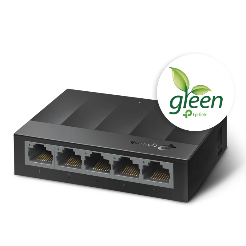 Switch Tp-link de bureau 5 ports Gigabit 10/100/1000 Mbps (LS1005G)
