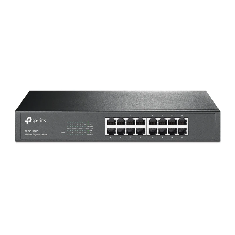 Switch Tp-link rackable/de bureau 16 ports Gigabit (TL-SG1016D)