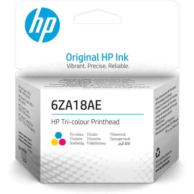 Tête d'impression Hp Tri-color (6ZA18AE) Tête d'impression Hp Tri-color (6ZA18AE)