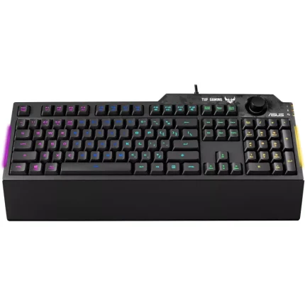 Clavier Gamer ASUS TUF Gaming K1 RGB – AZERTY FR – Résistant et silencieux (90MP01X0-BKFA00) - Prix Maroc