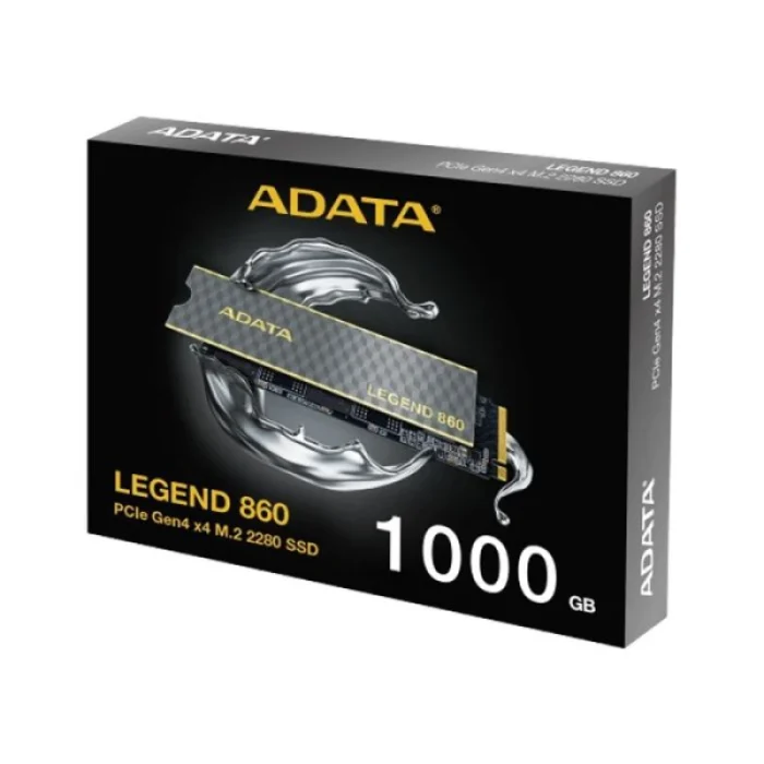 Disque Dur SSD Interne ADATA LEGEND 860 1 To PCIe Gen4 x4 M.2 2280 (SLEG-860-1000GCS) - Prix Maroc