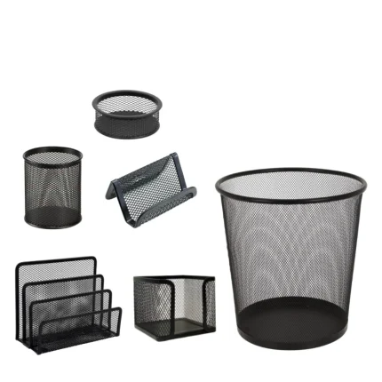 Ensemble de bureau en métal 5 pièces (2036T) - Prix Maroc - linksolutions.ma