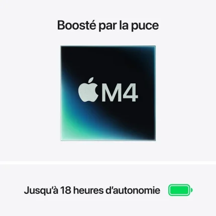 MacBook Air 13 pouces M4 – 16Go RAM 512Go SSD Argent (MW0X3FN/A) - Prix Maroc - LINKSOLUTIONS