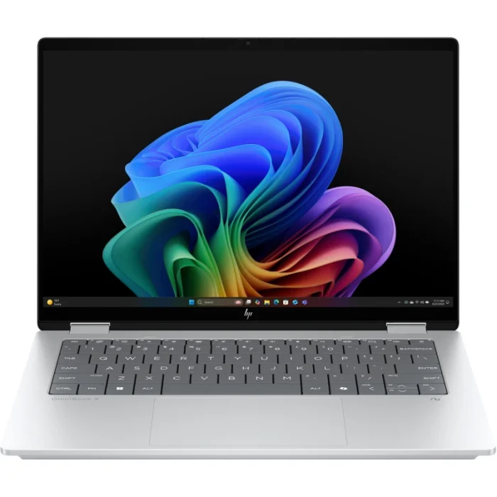 PC portable HP OmniBook X Flip AI 14 Pouces Ultra 5-226V Glacier Silver (BF7T1EA) - Prix Maroc - linksolutions.ma