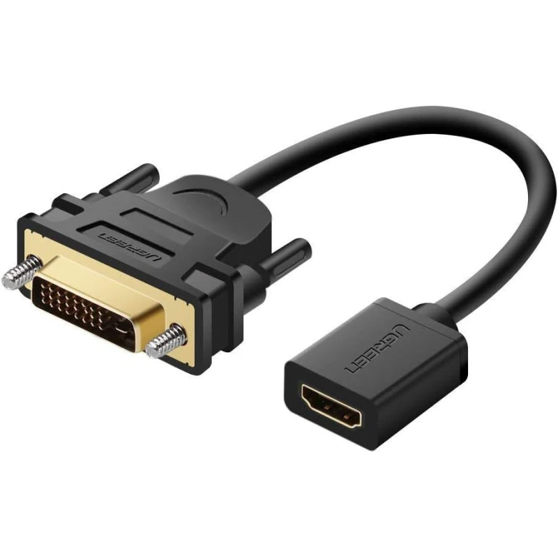 adaptateur-video-ugreen-dvi-male-vers-hdmi-femelle-20118-linksolutions-ma_1.webp Adaptateur Vidéo Ugreen DVI Mâle vers HDMI Femelle (20118) – Image 1