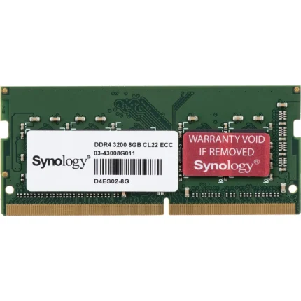 Barrette mémoire Synology 8GB DDR4 ECC Unbuffered SODIMM - Module RAM serveur / NAS (D4ES02-8G) - Prix Maroc - Linksolutions'