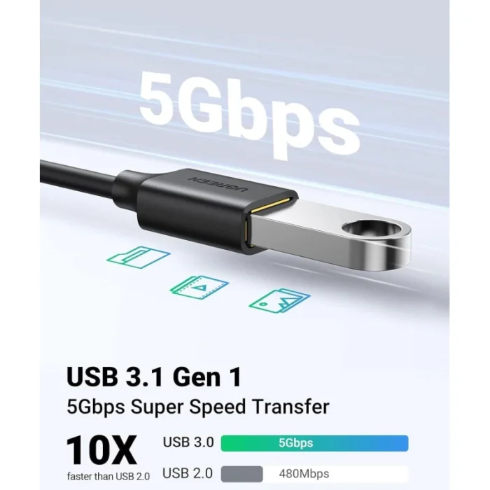 Câble Adaptateur USB Ugreen USB-C vers USB 3.0 Type-A Femelle (30701) - Achat Maroc - Linksolutions