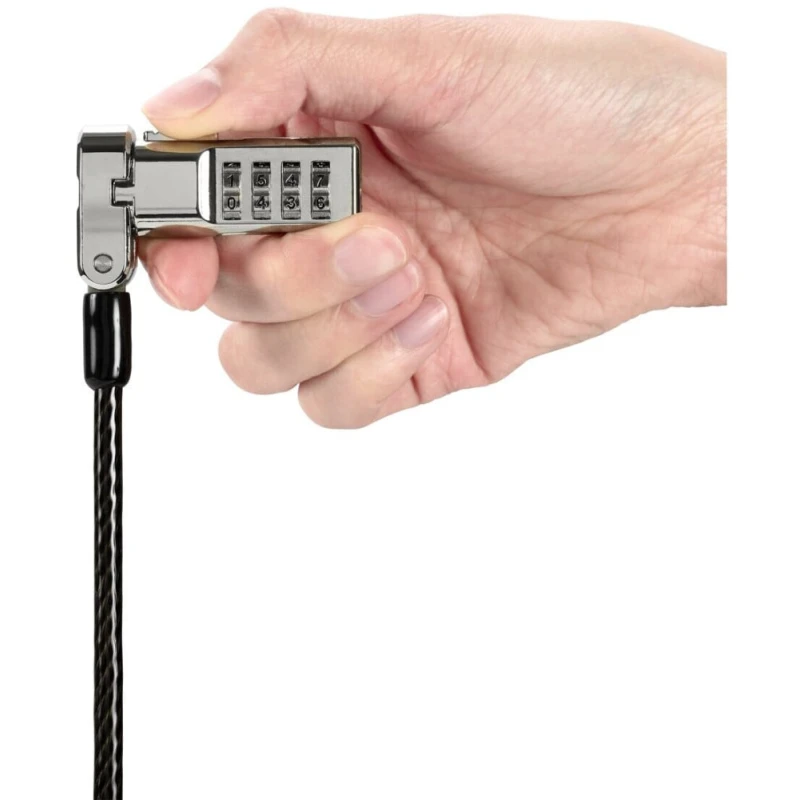 Câble de sécurité Kensington 3-en-1 à combinaison réinitialisable (K62316WW) - Prix Maroc - linksolutions.ma