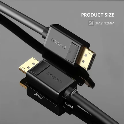Câble DisplayPort Ugreen DP 1.2 Mâle vers Mâle 5M (10213) - Prix moins cher - Linksolutions
