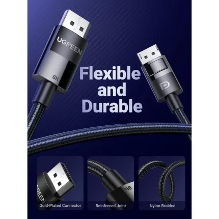 Câble DisplayPort Ugreen DP 1.4 8K Mâle vers Mâle 3M (80393) - Achat Maroc - Linksolutions