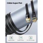 Câble Réseau Ethernet Ugreen CAT7 Plat U/FTP 5M (11263) - Prix moins cher - Linksolutions