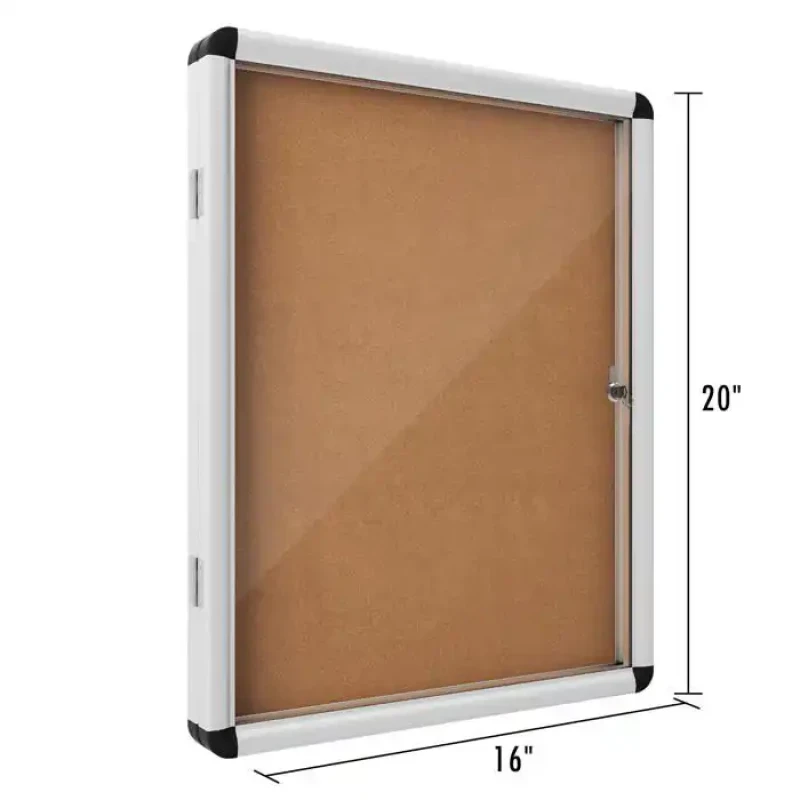 Tableau blanc magnétique vitrine 6 x A4 (HI06)