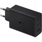 Chargeur Samsung Trio 65W rapide USB-C multi ports Noir (EP-T6530NBEGWW) - Prix Maroc - Linksolutions