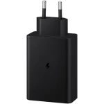 Chargeur Samsung Trio 65W rapide USB-C multi ports Noir (EP-T6530NBEGWW) - Prix Maroc - Linksolutions