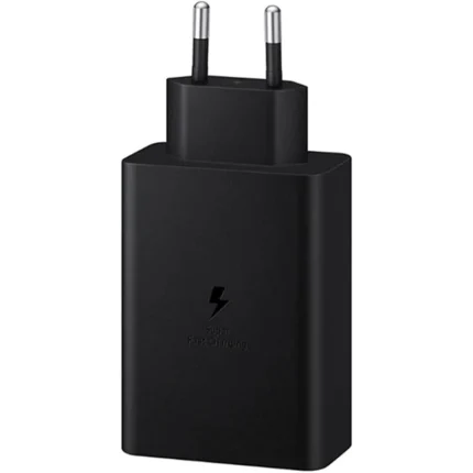 Chargeur Samsung Trio 65W rapide USB-C multi ports Noir (EP-T6530NBEGWW) - Prix Maroc - Linksolutions