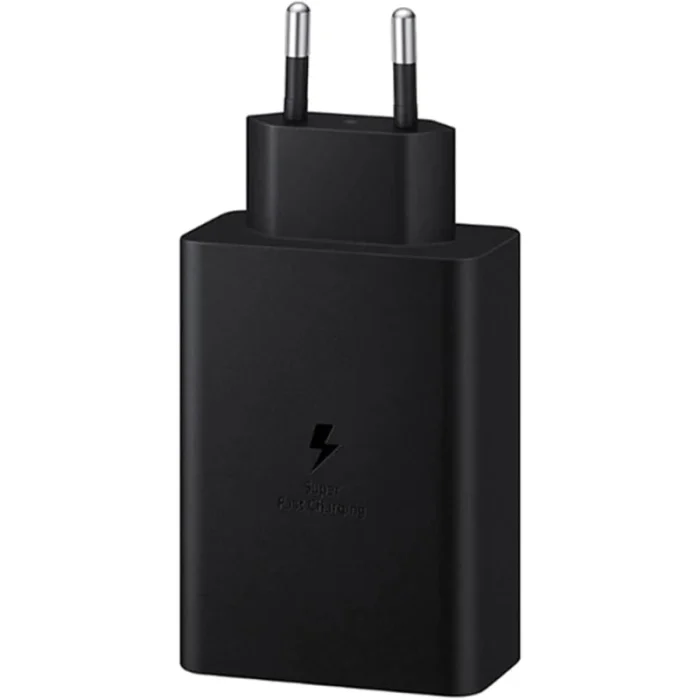 Chargeur Samsung Trio 65W rapide USB-C multi ports Noir (EP-T6530NBEGWW) - Prix Maroc - Linksolutions