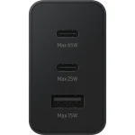 Chargeur Samsung Trio 65W rapide USB-C multi ports Noir (EP-T6530NBEGWW) - Prix Maroc - Linksolutions