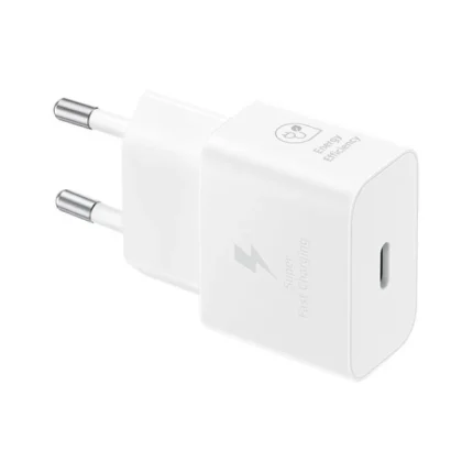 Chargeur Samsung ultra-rapide 25W USB-C avec câble officiel (EP-T2511NWEGEU-C) - Prix Maroc - Linksolutions