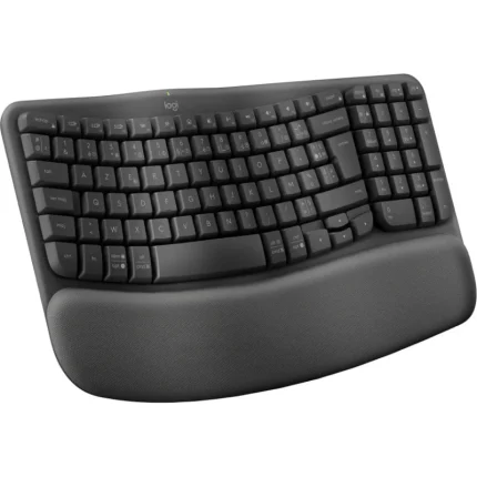 Clavier ergonomique sans fil Logitech Wave Keys Bluetooth Graphite (920-012286) - Prix moins cher - Linksolutions
