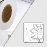 Lot de 4 rouleaux papier Evolution 2155130 - Traceur 91,4 cm x 50 m, 90g, Qualité Premium - Prix moins cher - Linksolutions